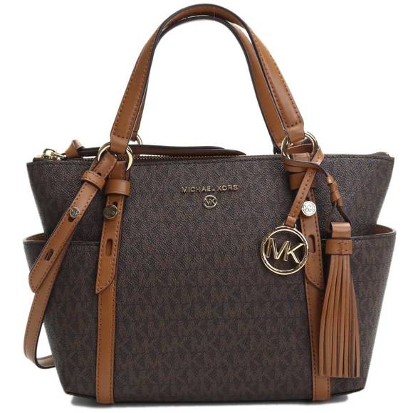 MICHAEL KORS NOMAD 30T0GNXT1B Tote Bag BRN-ACORN Brown Ladies - Picture 7 of 7